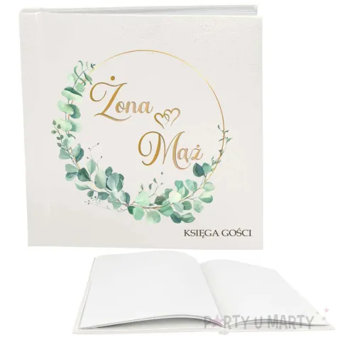 xx ksiega gosci slub wesele eukaliptus beuty