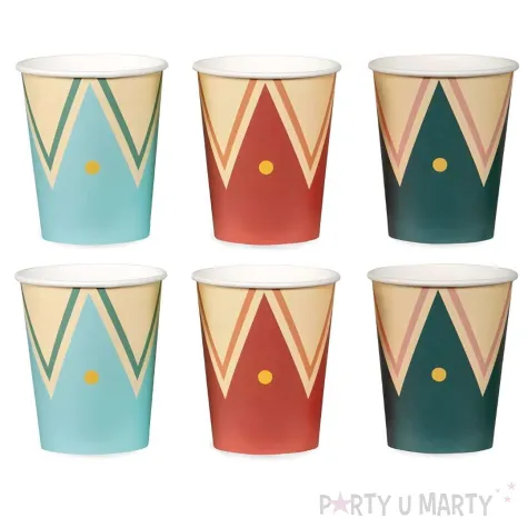 xx kubeczki cyrk mix 220 ml 1 op 6 szt