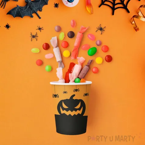 xx kubeczki dynia na halloween 250 ml 8 szt