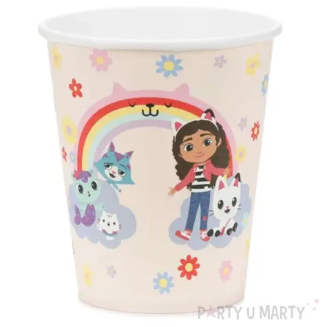 xx kubeczki koci domek gabi mix 250 ml 1 op 6 szt