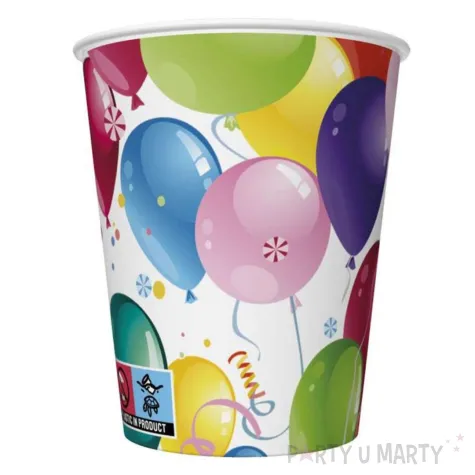 xx kubeczki pap km01 250 ml 8 szt nr balony chlopak chlopiec dzieciece dziewczyna dziewczyn