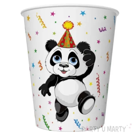 xx kubeczki papierowe daisy panda happy birthday x8