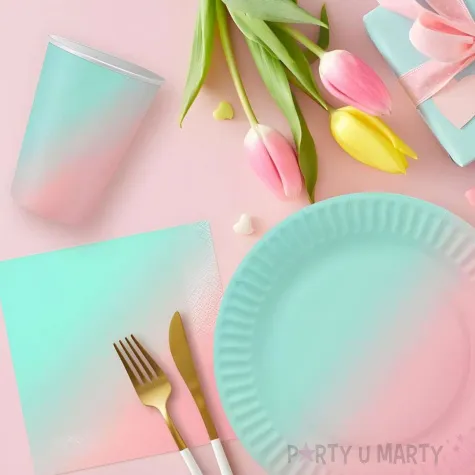 xx kubeczki papierowe ombre 266 ml 6 szt