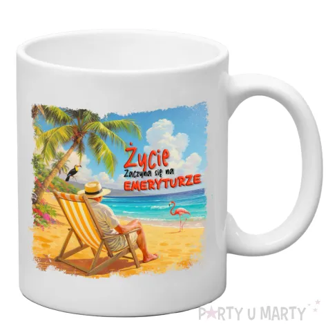 xx kubek zycie zaczyna sie na emeryturze hawaje emeryt