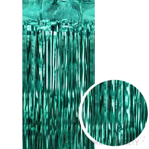 xx kurtyna party butelkowa zielen 100x200cm