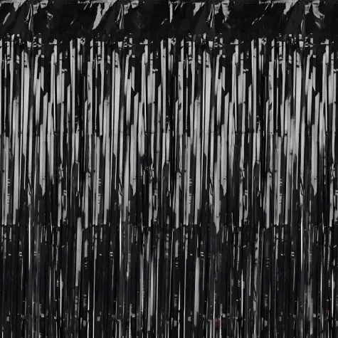 xx kurtyna party czarny 100x200cm