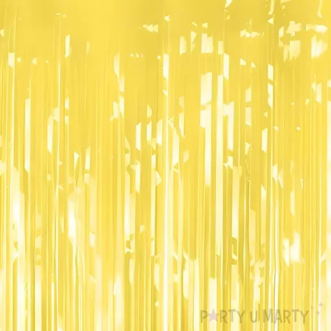 xx kurtyna party jasny zolty 100x200cm