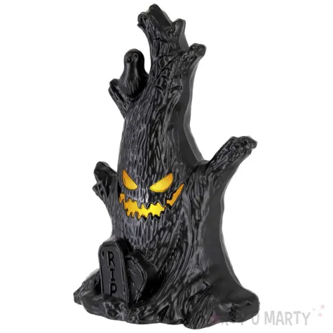 xx lampion led w ksztalcie pnia drzewa halloween