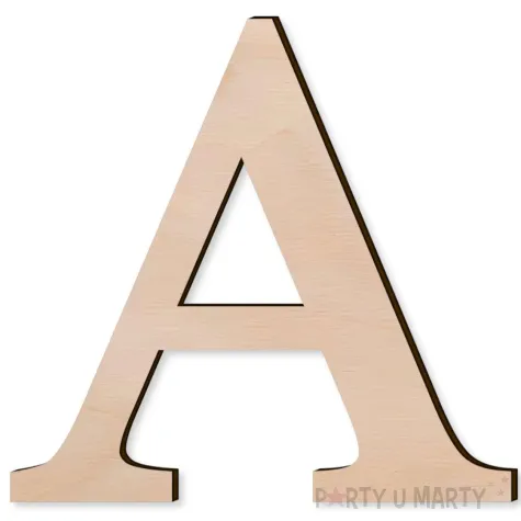 xx litera drewniana times a rozm l