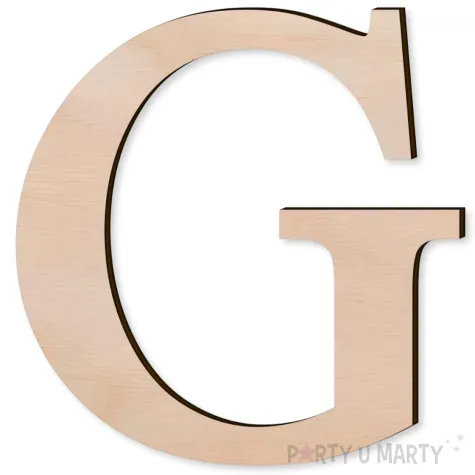 xx litera drewniana times g rozm xl