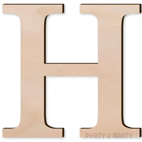 xx litera drewniana times h rozm s
