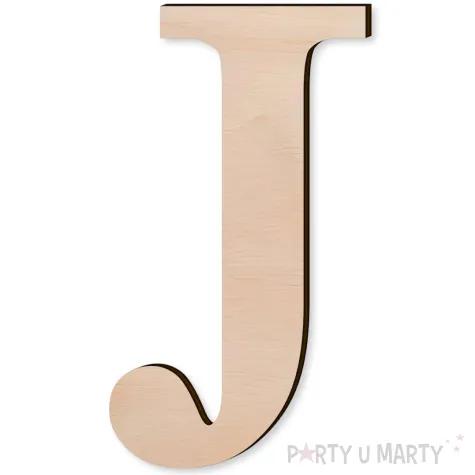 xx litera drewniana times j rozm xl