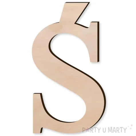 xx litera drewniana times s rozm xl