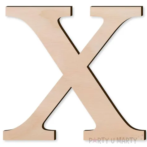 xx litera drewniana times x rozm l