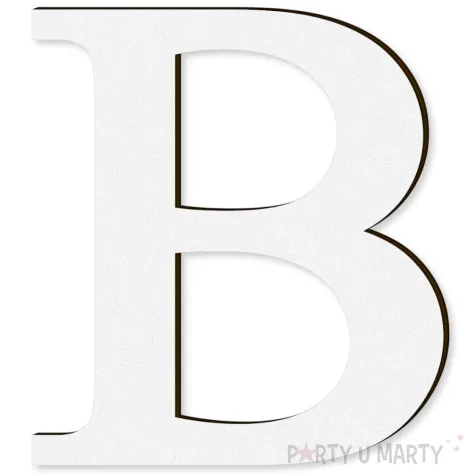 xx litera laminowana times b bialy rozm s