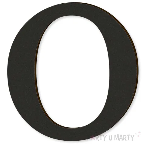 xx litera laminowana times o czarny rozm m