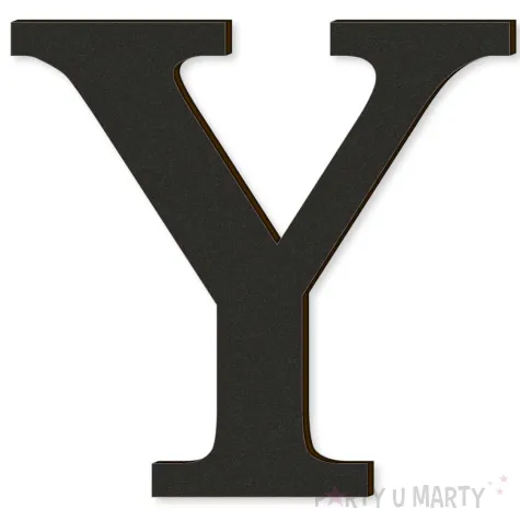 xx litera laminowana times y czarny rozm m