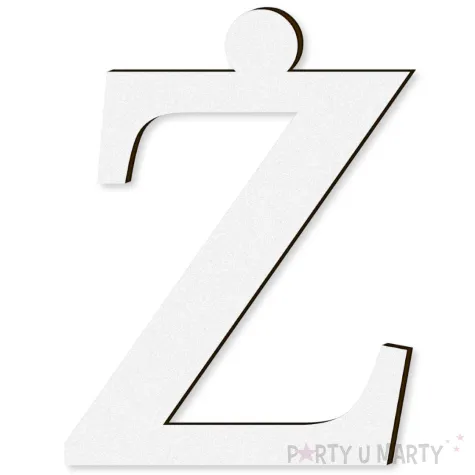 xx litera laminowana times z bialy rozm s