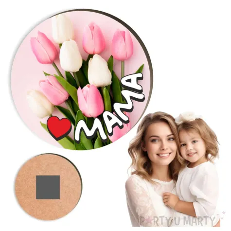 xx magnes mama i tulipany