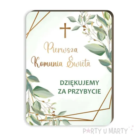 xx magnes na komunie mietowa geometria prostokat