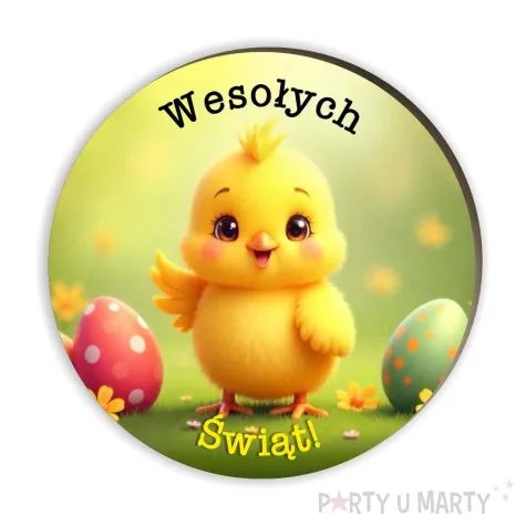 xx magnes na wielkanoc kurczak wesolych swiat