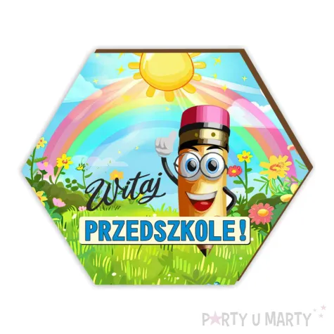 xx magnes witaj przedszkole kredka