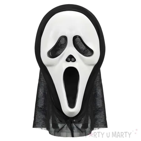 xx maska halloween z kapturem 18x31cm mix