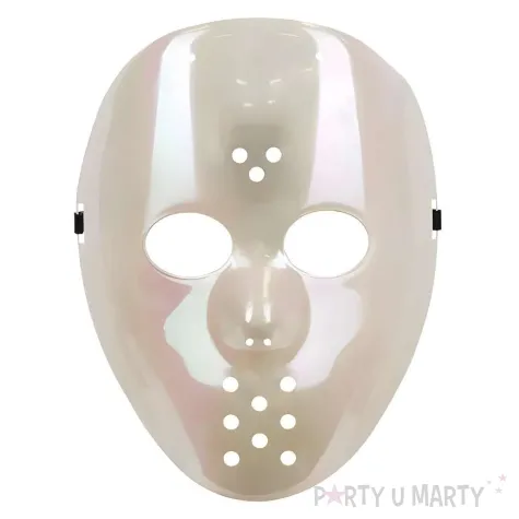 xx maska hokejowa 20x24cm bialy