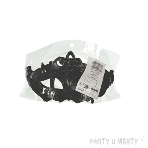 xx maska karnawalowa 17x9 cm czarny