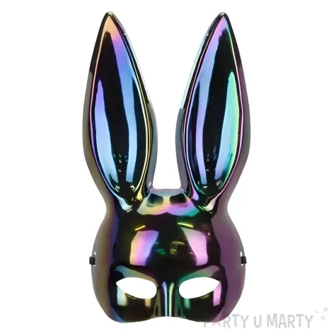 xx maska krolik 16 5x34cm czarny