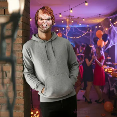 xx maska papierowa chucky