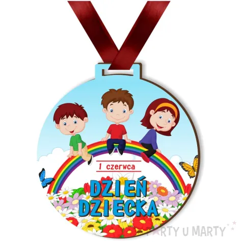 xx medal dr dzien dziecka i tecza