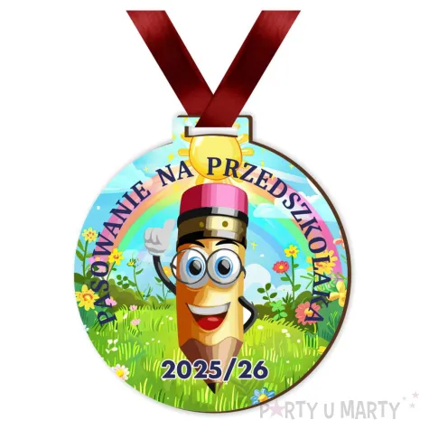 xx medal dr pasowanie na przedszkolaka 25 26