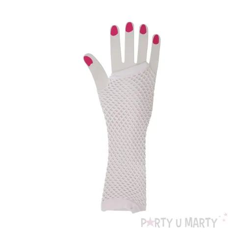 xx mesh gloves 26 cms white