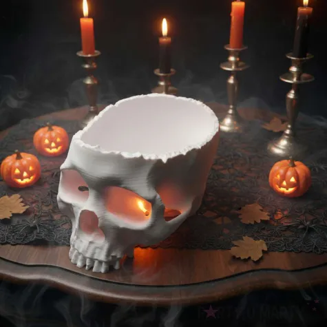 xx miska na cukierki czaszka