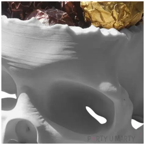 xx miska na cukierki czaszka