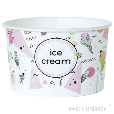 xx miski papierowe do lodow 160 ml ice cream