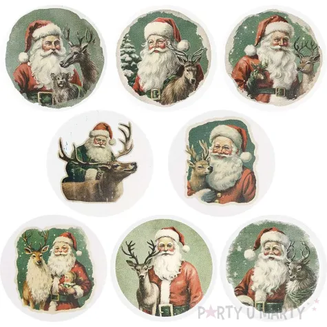 xx naklejka nalepka craft fun series mikolaj vintage naklejki na rolce titanum 25yq 010