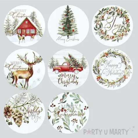 xx naklejka nalepka craft fun series xmass naklejki na rolce titanum 25jt005