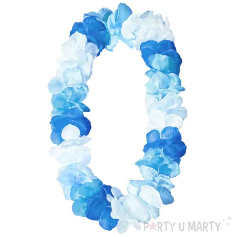 xx naszyjnik hawajski niebieski 115 cm