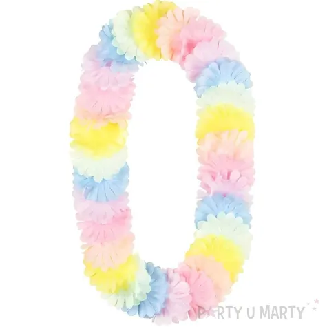 xx naszyjnik hawajski pastelowy 1 2 m