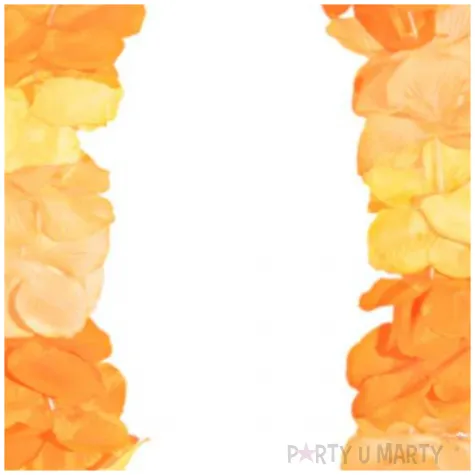 xx naszyjnik hawajski pomaranczowy 115 cm