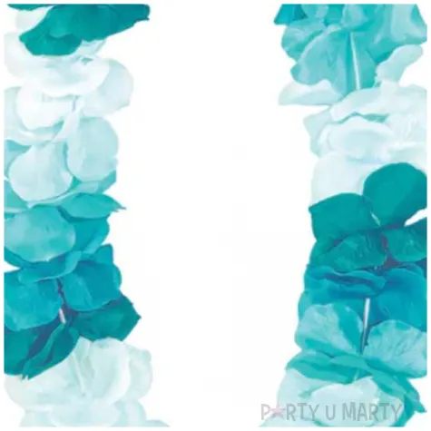 xx naszyjnik hawajski turkusowy 115 cm