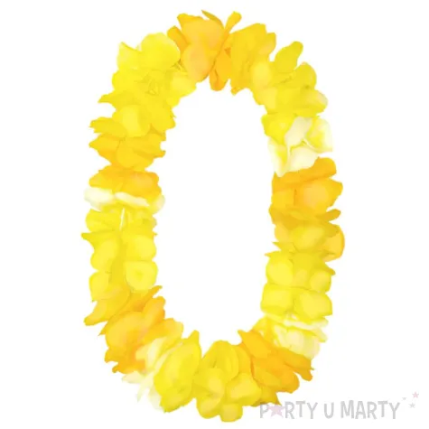 xx naszyjnik hawajski zolty 115 cm