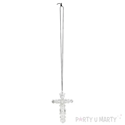 xx necklace priest cross silver