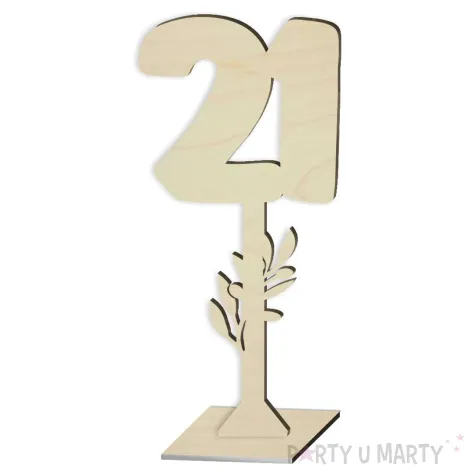 xx numer na stol 21 drewno