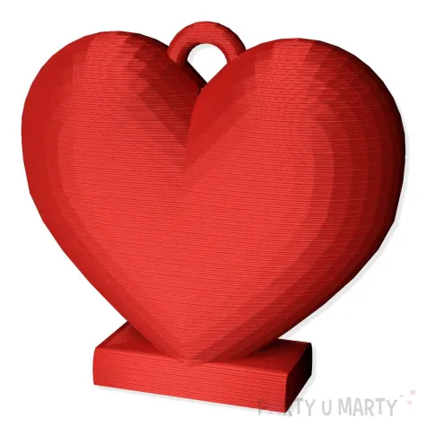 xx obciaznik serce jak rzezba czerwone