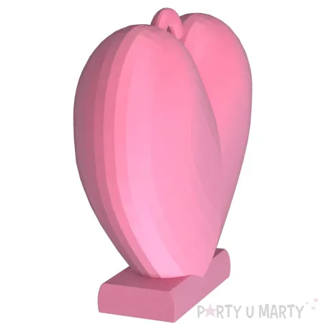 xx obciaznik serce jak rzezba rozowe jasne