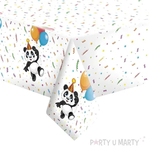xx obrus papierowy daisy panda happy birthday