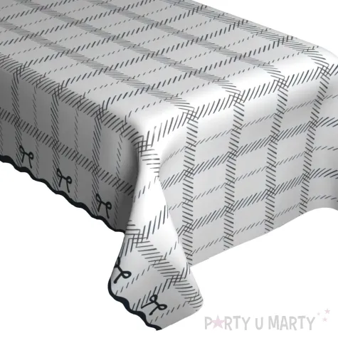 xx obrus z kokardkami mix kolorow 180x120 cm